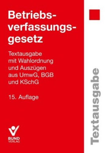 Betriebsverfassungsgesetz - ,