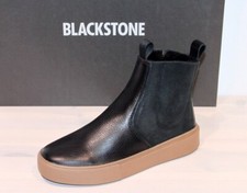 BLACKSTONE Leder-Stiefelette Sneaker Boots Lammfell - CL208 Black - Neu&OVP!