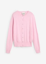 Strickjacke Gr. 44/46 Rosa Damen-Strick-Jacke Cardigan Neu*