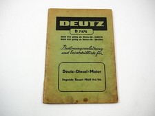 Original deutz mah 914 916 - deutz,