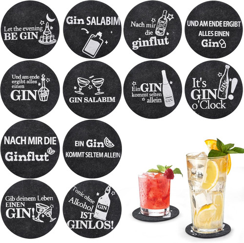 Untersetzer gin set - gin, 12
