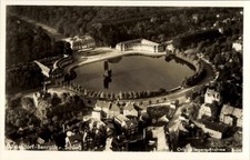 Ak Benrath Düsseldorf am Rhein, Fliegeraufnahme, Schloss - 11424866