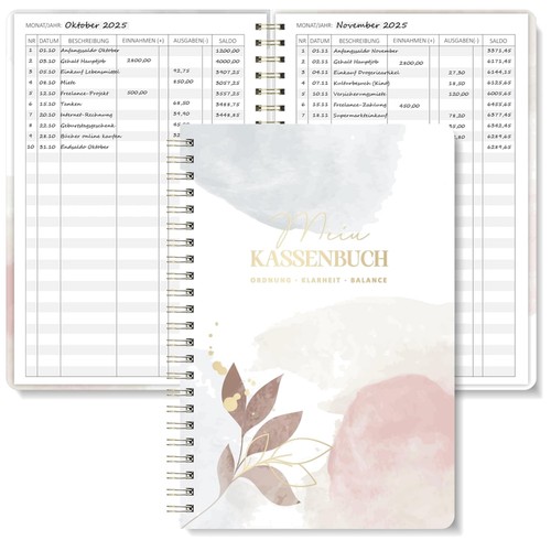 Kassenbuch haushaltsbuch - kassenbuch,