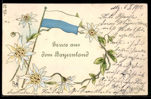 Bayerische fahne und - bayerische,