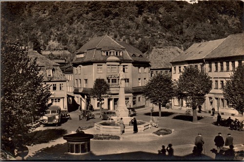 Suhl thüringen markt - ak, suhl,