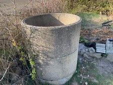 3 Schachtringe Beton Durchmesser innen: 100cm x Höhe: 50 cm