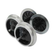 2x Metall-Vollradsatz 35 mm Gartenbahn Spur G Ersatzteil Lok Wagen passt zu PIKO