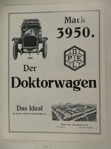 Opel der doktorwagen das - der, ideal
