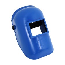 Conzelmann Eurotiger Kopfschutzhelm Schweißermaske blau mit Kopfband 90 x 110 mm