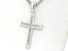 Brillant Anhänger Kreuz 585