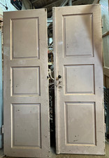 Doppeltür Tür 2 Flügel Jugendstil 1910 Weichholz Windfang Wohnzimmer Raumteiler