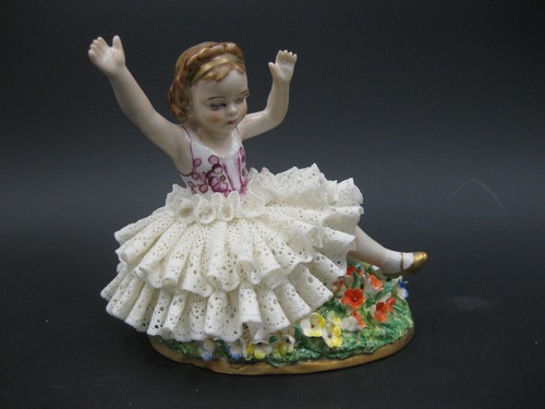 Sitzendorf figur rasenrutscher - sitzendorf,