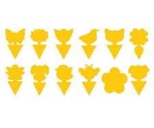 Gelbsticker Trauermücken Gelbtafeln Insektenfalle Stück Falle Kleber Gelbfalle