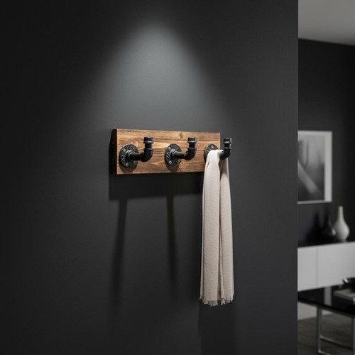 Rustikale holzgarderobe mit - mit, 3