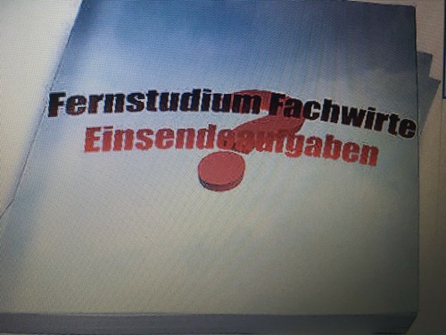Einsendeaufgaben fachwirt - einsendeaufgaben,