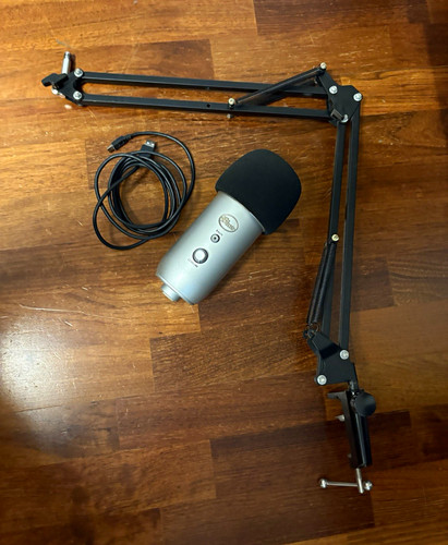 Blue yeti usb mikrofon - blue, silber