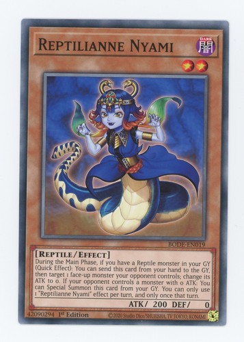 Yugioh reptilianne nyami - yugioh,
