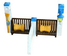 Playmobil ★ 2 offene Pferdeboxen Stall m. Lampe Heu Besen ★ Reiterhof Country
