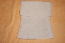 H&M  LOOP  STRICK SCHAL NATUR CREME  ,dick und kuschelig fast wie neu ,rarr