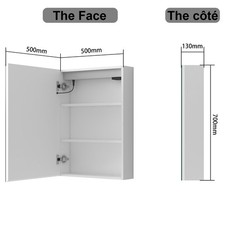 LED Spiegelschrank mit