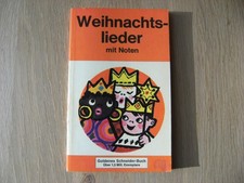 Weihnachtslieder mit Noten kleines Liederheft mit 23 Liedern Schneider-Buch 1969