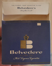 BELVEDERE - KANADA leere 20er Jahre Zigarettenschachtel Schachtel