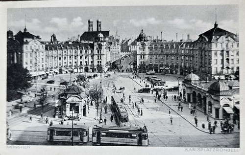 München karlsplatz - ak,