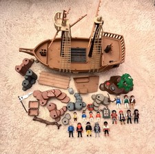Playmobil Piratenschiff 3550 mit Figuren und Zubehör Konvolut Sammlung