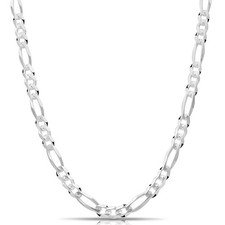 Figarokette 7 mm Massiv 925