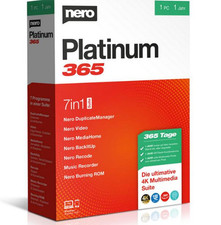 Nero Platinum 365 1 PC/1 Jahr Windows 11/10/8/7, Digitaler Download
