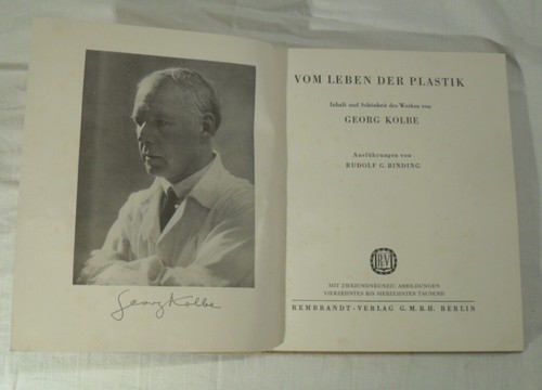 Vom leben der plastik georg - vom, /
