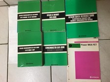 6 X HITACHI DATA BOOKS