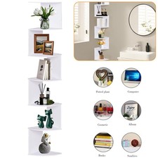 Eckregal mit 7 Ablagen