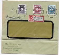 Dresden 1945, Einschreiben nach Borstendorf, BPP geprüft