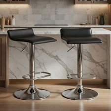 2er Set Barhocker Aure Schwarz