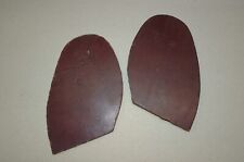 1 Pr. Ledersohlen Sohlenleder Schuhsohlen Kernleder Sohlen Grubengegerbt 5 + mm