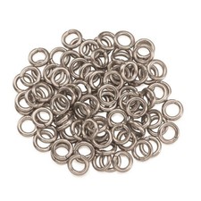 4MM - 10MM EDELSTAHL BINDERINGE BIEGERINGE OFFEN SPALTRINGE JUMP SCHMUCK RING