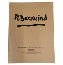 RUDI BAERWIND Kunstmappe mit 18 Werken 1929-1977 handsigniert 15 Kunstdrucke