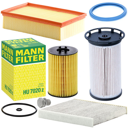 Inspektionspaket filterset - filterset, vw