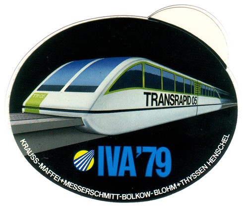 Transrapid aufkleber iva 79 - iva, '79