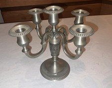 WMF - 5 flammiger Kerzenständer/Kerzenleuchter aus Zinn / neuwertig