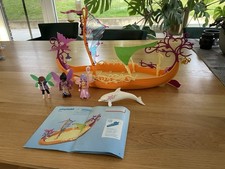 Playmobil 9133 Romantisches Feenschiff mit Segel mit Anleitung Ohne OVP
