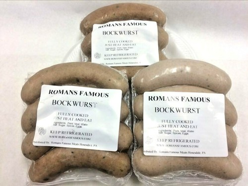Bockwurst german sausage oz - german, 20.oz