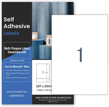 A4 Aufkleberpapier Matt 100