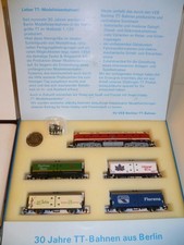 TT SET 01620 mit BR  119 -120-4 - "30 Jahre Berliner TT-Bahnen " und  Zeuke GmbH