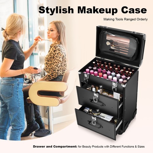 Rollender make koffer - rollender, make-up-koffer