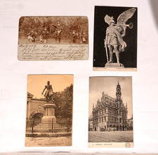 4 Postkarten Feldpost 1