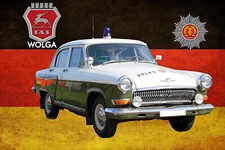 Blechschild 20x30 Polizei Auto