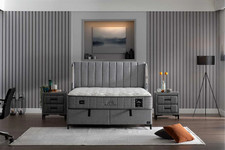 Bambi Boxspringbett Set, Black