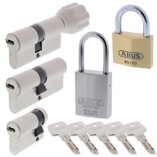 ABUS Schließzylinder EC550 ECK550 vs mit 5 Schlüssel Profilzylinder Türschloss